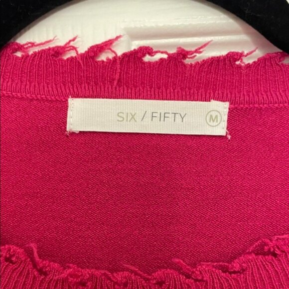 Distressed Hot Pink Sweater by six fifty - Picture 3 of 5